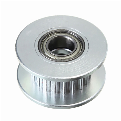 3mm Bore 6mm wide 20 Teeth Idler Pulley Aluminum With / Bearing for 3D Printerâ€‹