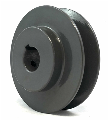 AK27 3/4" Sheave Solid Pulley with OD 2.7" inch ID 3/4" Inch use for V-belts class A 4L,  AK2734