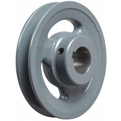 AK61 1" Bore Cast Iron Pulley for V-belt  size 3L, 4L OD 6"