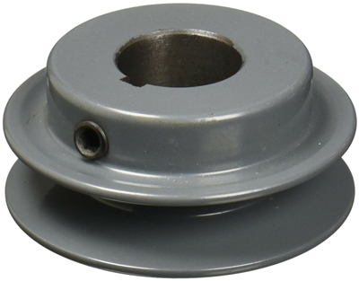 BK40-3/4" Inch Bore Solid Pulley with 4"  OD for V-belts cast iron size 4L, 5L