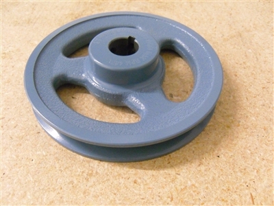 BK40-5/8" Inch Bore Solid Pulley with 4"  OD for V-belts cast iron size 4L, 5L