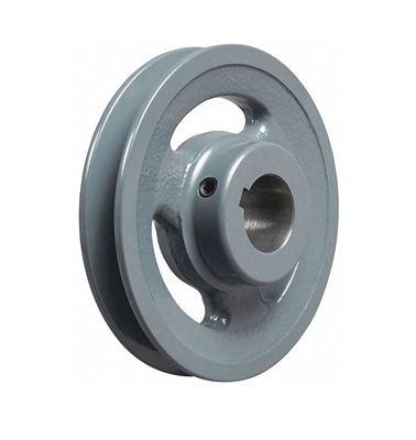 BK80-7/8" Inch Bore Solid Pulley with  OD 8" for V-belts cast iron size 4L, 5L